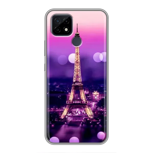 Чехол с рисунком «Париж башня» для Realme C21 Чехол с рисунком «Париж башня» для Realme C21