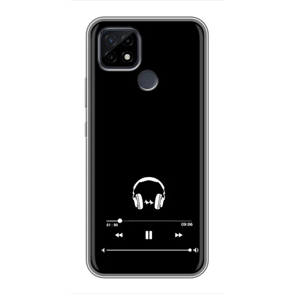Чехол с рисунком «Плеер» для Realme C21 Чехол с рисунком «Плеер» для Realme C21
