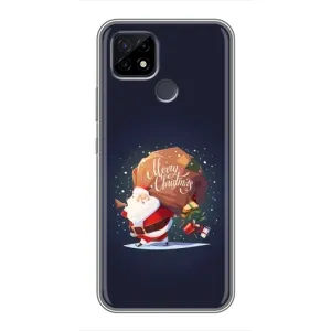 Чохол Санта Клаус для Realme C21 (Подарунки від Санти)