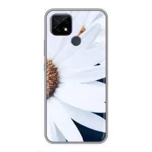 Чехол с ромашками на Realme C21 (Пол ромашки)
