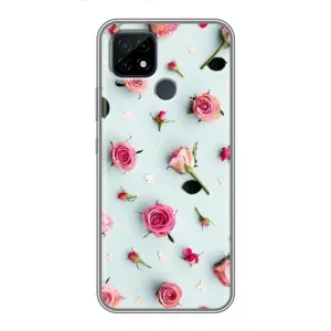 Чехлы с принтом Розочки для Realme C21 (Разные цветы)