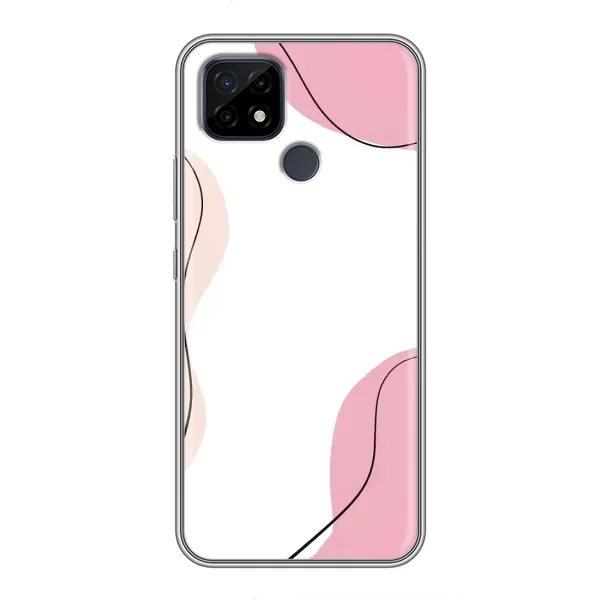 Чехол с рисунком «Розовый фон» для Realme C21 Чехол с рисунком «Розовый фон» для Realme C21