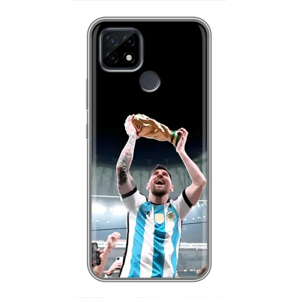 Чехол с рисунком «Счастливый Месси» для Realme C21 Чехол с рисунком «Счастливый Месси» для Realme C21