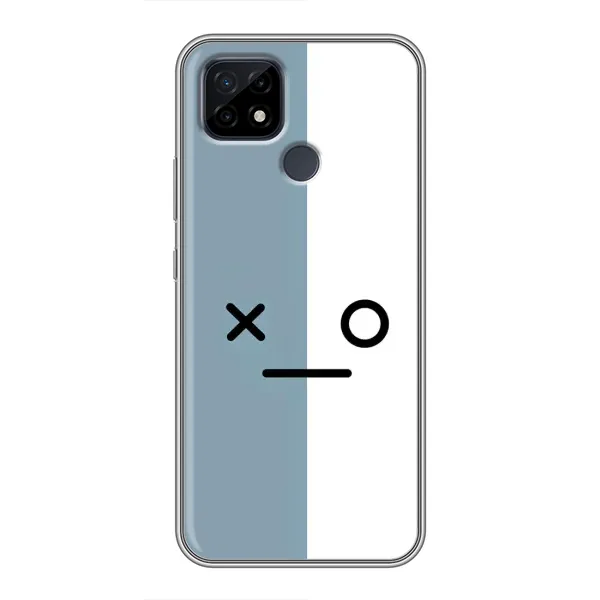 Чохол з малюнком «Сіро-білий» для Realme C21 Чохол з малюнком «Сіро-білий» для Realme C21