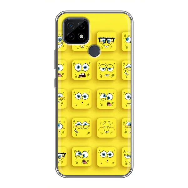 Чехол с рисунком «Спанч-БОБ» для Realme C21 Чехол с рисунком «Спанч-БОБ» для Realme C21