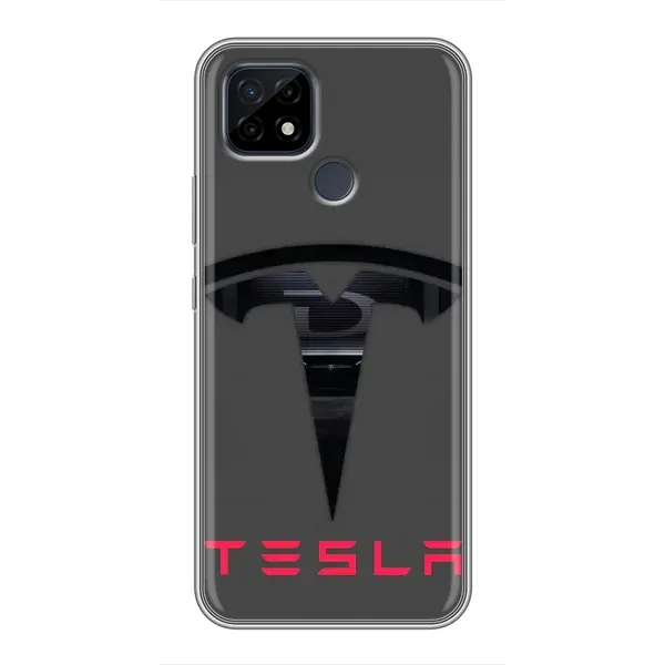 Чехол с рисунком «Logo TESLA» для Realme C21 Чехол с рисунком «Logo TESLA» для Realme C21