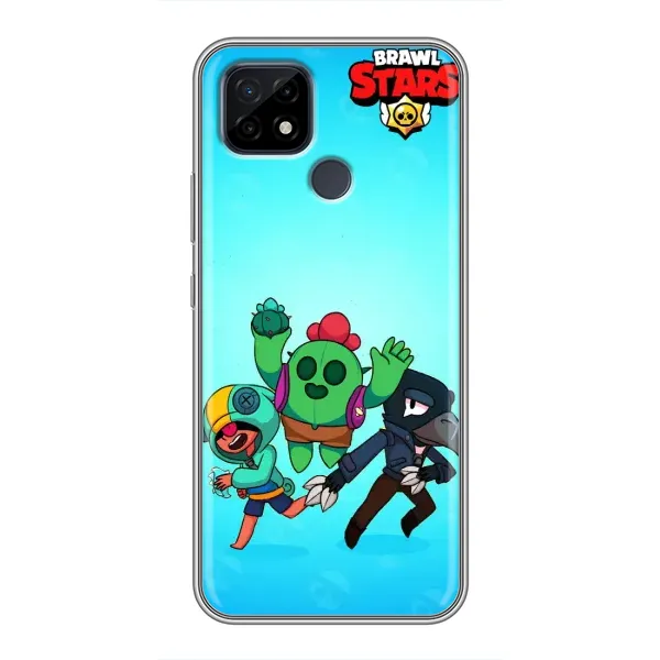 Чехол с рисунком «Трио» для Realme C21