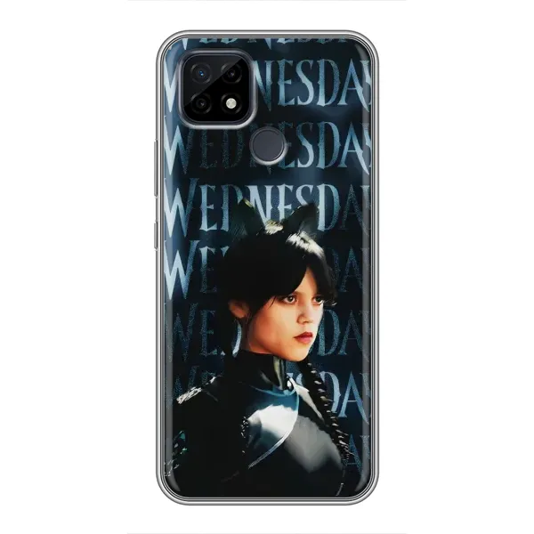 Чехол с рисунком «Уэнздей с ушками» для Realme C21 Чехол с рисунком «Уэнздей с ушками» для Realme C21