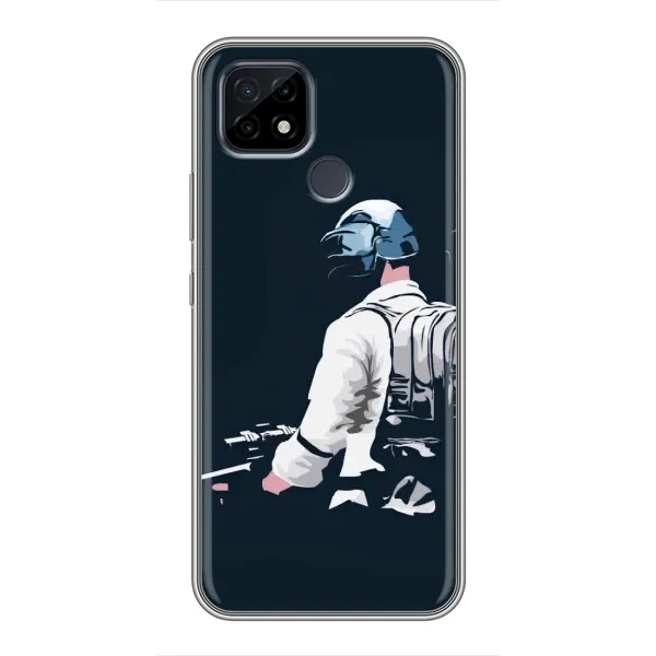 Чехол с рисунком «В экиперовке» для Realme C21 Чехол с рисунком «В экиперовке» для Realme C21