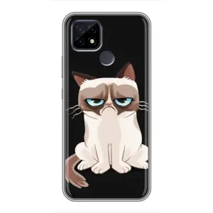 Чехол на тематику: Коты для Realme C21 (Взгляд кота)