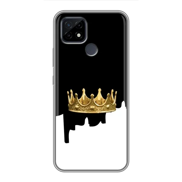 Чехол с рисунком «Золотая корона» для Realme C21 Чехол с рисунком «Золотая корона» для Realme C21