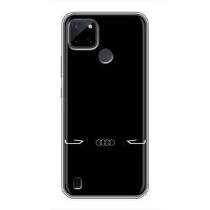 Силіконовий бампер з картинкою машини на Realme C21Y (Сілует Audi)