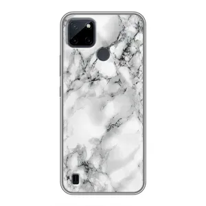 Чохол з текстурою Мрамора на Realme C21Y (Білий мрамор)