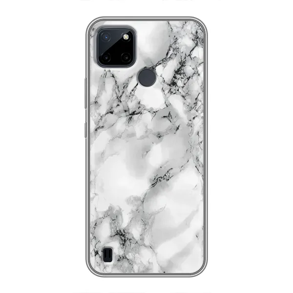 Чехол с рисунком «Белый мрамор» для Realme C21Y Чехол с рисунком «Белый мрамор» для Realme C21Y