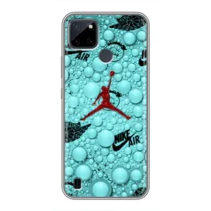 Силіконовый Чохол Nike Air Jordan на Realme C21Y (Джордан Найк)