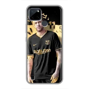 Силиконовый Чехол Realme C21Y (Gold Neymar)
