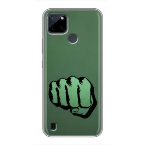 Чехол Супергерои Марвел на Realme C21Y (Халк)