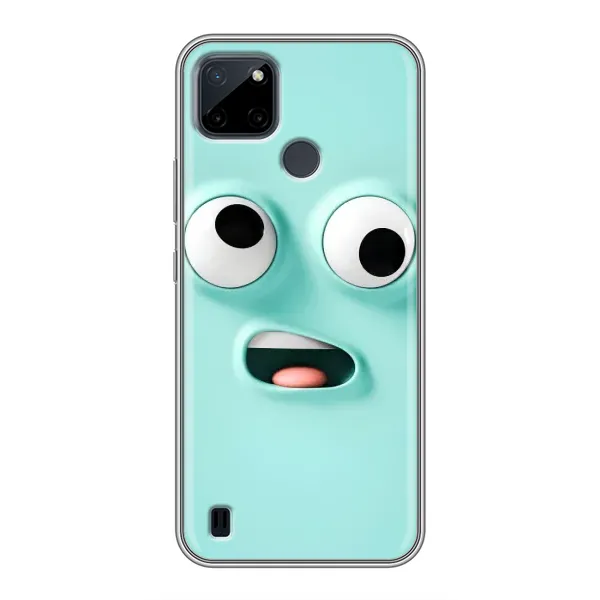 Чехол с рисунком «Забавное мятное лицо» для Realme C21Y Чехол с рисунком «Забавное мятное лицо» для Realme C21Y