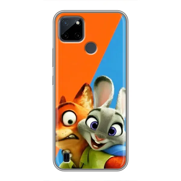 Чехол с рисунком «Ник и Хопс» для Realme C21Y Чехол с рисунком «Ник и Хопс» для Realme C21Y