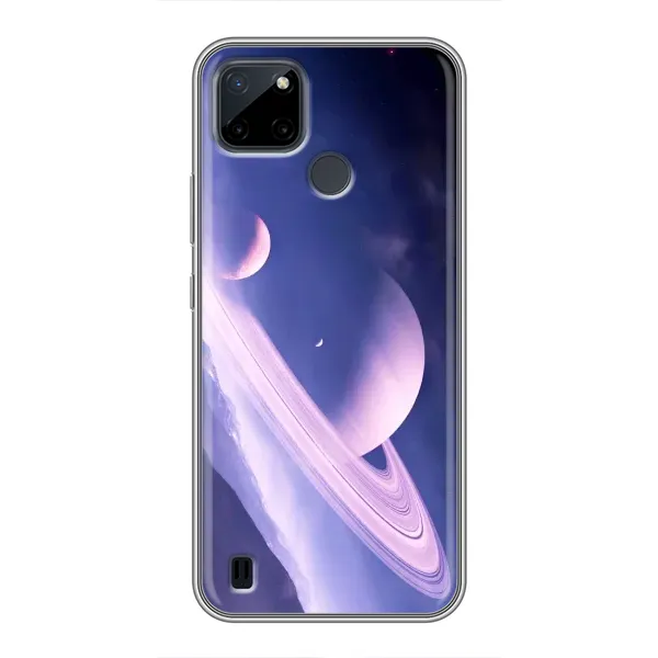 Чехол с рисунком «Планета в космосе» для Realme C21Y Чехол с рисунком «Планета в космосе» для Realme C21Y