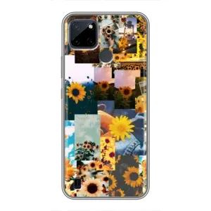 Чехлы с картинкой Подсолнухов для Realme C21Y (Подсолнуховый дизайн)