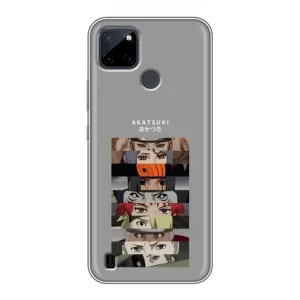 Силіконові чохлі з очіма Anime для Realme C21Y (Різнокольорові очі)