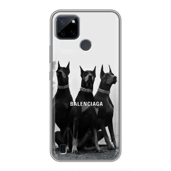 Чехол с рисунком «Три добермана» для Realme C21Y Чехол с рисунком «Три добермана» для Realme C21Y