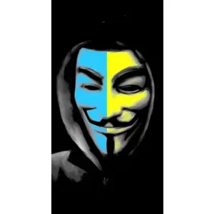 Чехол с Украинской символикой на Реалми с21у (Анонимус патриот)