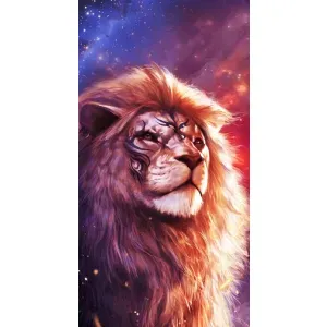 Чехол с картинкой на Realme C21Y (Красочный ЛЕВ)