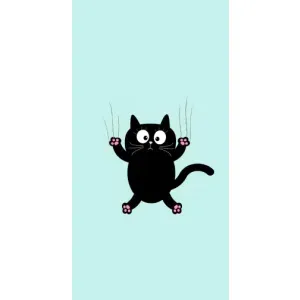 Силиконовый чехол с котиком для Realme C21Y (Падающий кот)