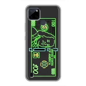 Чехол (Дорого -богато) на Realme C25Y (Баксы)