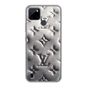 Текстурний Чохол Louis Vuitton для Realme C25Y (Бежевий ЛВ)