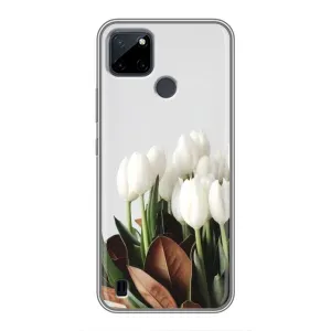 Чехлы с картинкой (Тюльпаны) на Realme C25Y (Букет тюльпанов)