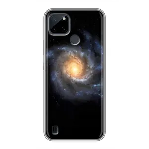 Чохли КОСМОС на Realme C25Y (Чорна дира)