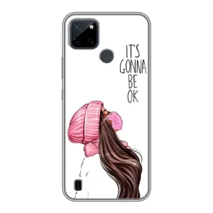Чехол Стильные девушки на Realme C25Y (Девушка в маске)