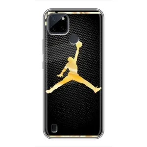 Силіконовый Чохол Nike Air Jordan на Realme C25Y (Джордан 23)