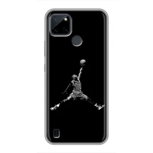 Силіконовый Чохол Nike Air Jordan на Realme C25Y (Джордан)