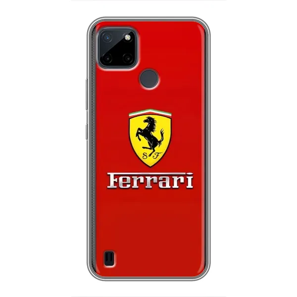 Чехол с рисунком «Ferrari Logo» для Realme C25Y Чехол с рисунком «Ferrari Logo» для Realme C25Y