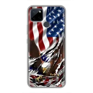 Чехол Флаг USA для Realme C25Y (Флаг USA)