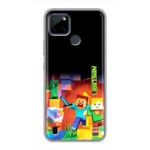Чохли для Realme C25Y (Персонажі МайнКрафт) (Герой Майнкрафт)