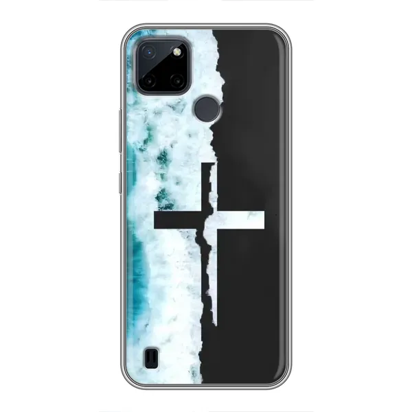 Чехол с рисунком «Хрест» для Realme C25Y Чехол с рисунком «Хрест» для Realme C25Y