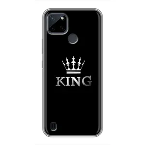 Чехол (Корона на чёрном фоне) для Realme C25Y (KING)