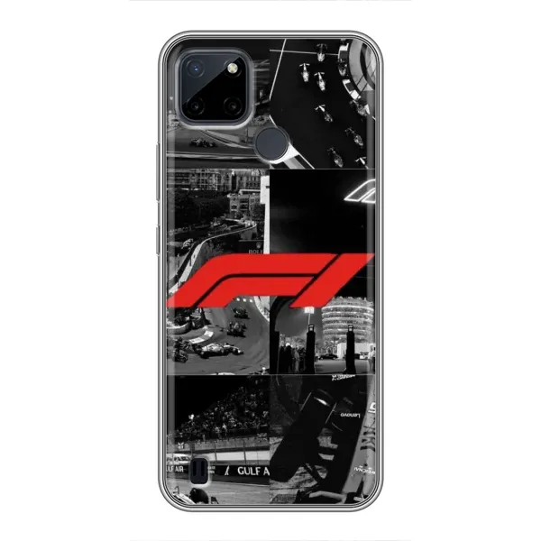 Чехол с рисунком «Коллаж Формула 1» для Realme C25Y Чехол с рисунком «Коллаж Формула 1» для Realme C25Y
