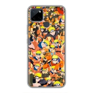 Чохли з принтом НАРУТО на Realme C25Y (Коллаж Наруто)