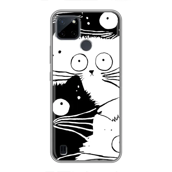 Чехол с рисунком «КОТИКИ» для Realme C25Y