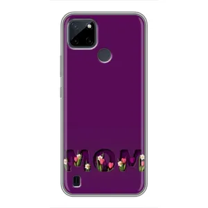 Чохли на день мами на Realme C25Y (Мама з квітами)