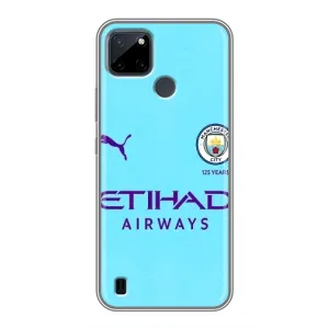 Силиконовые Чехлы принт Футбол на Realme C25Y (Man City)
