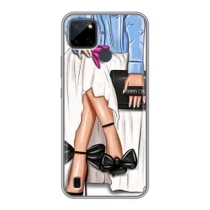 Силиконовый Чехол на Realme C25Y с картинкой Стильных Девушек (Мода)