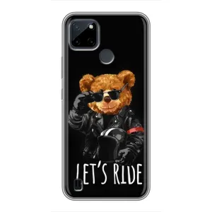 Чехлы Мишка Тедди для Realme C25Y (Модный Мишка)