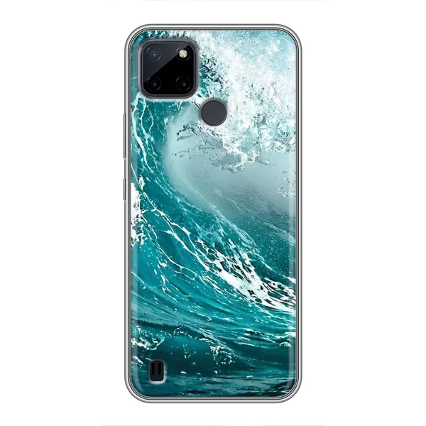 Чехол с рисунком «Морская волна» для Realme C25Y Чехол с рисунком «Морская волна» для Realme C25Y